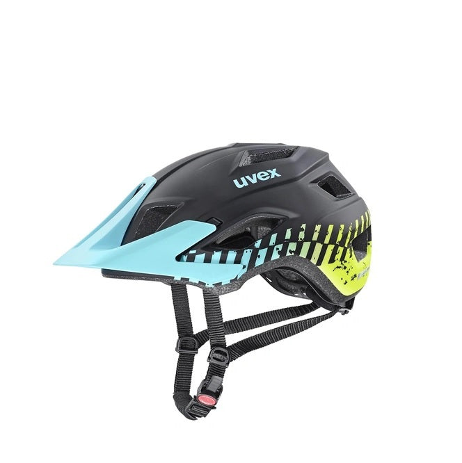 Uvex Access Black-Aqua Lime M férfi bukósisak